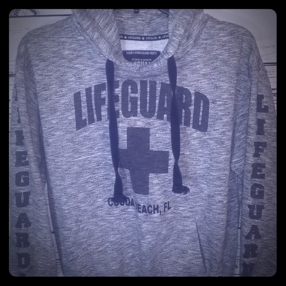 Womens lifeguard hoodie sweatshirt